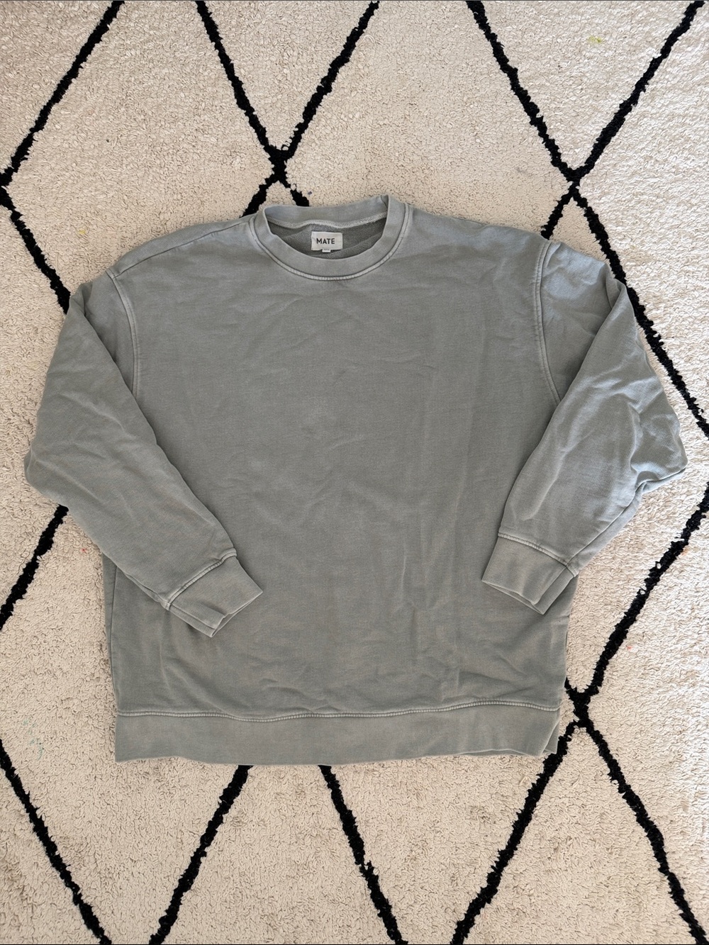 MATE the Label Dusty Sage Crewneck Sweatshirt